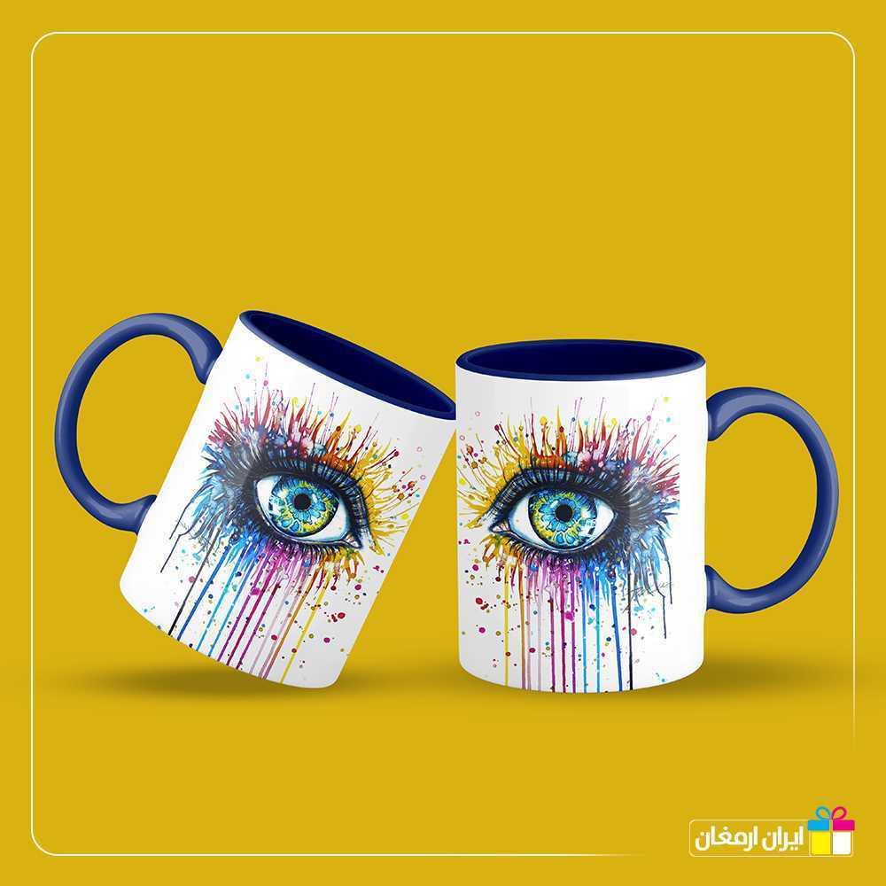 ماگ سرامیکی طرح چشم