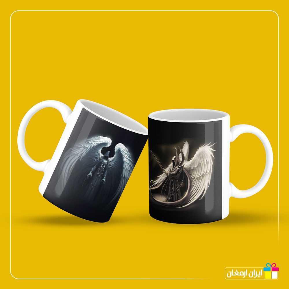 لیوان سرامیکی با طرح مرگ و زندگی