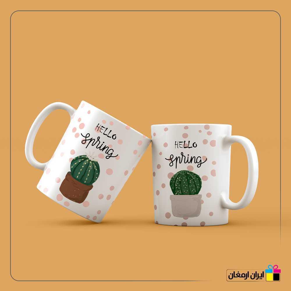 لیوان سرامیکی کاکتوس
