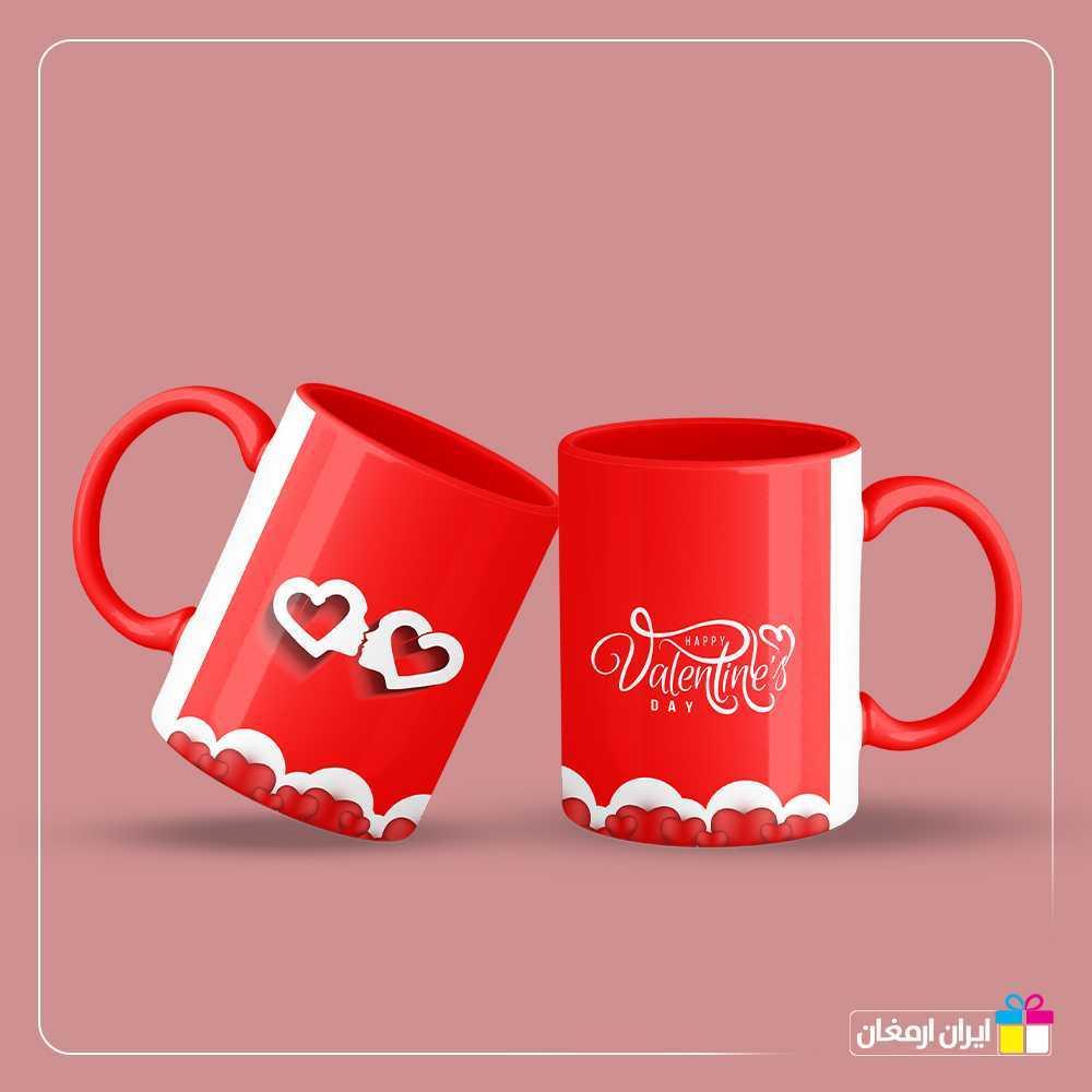 ماگ سرامیکی ولنتاین مبارک
