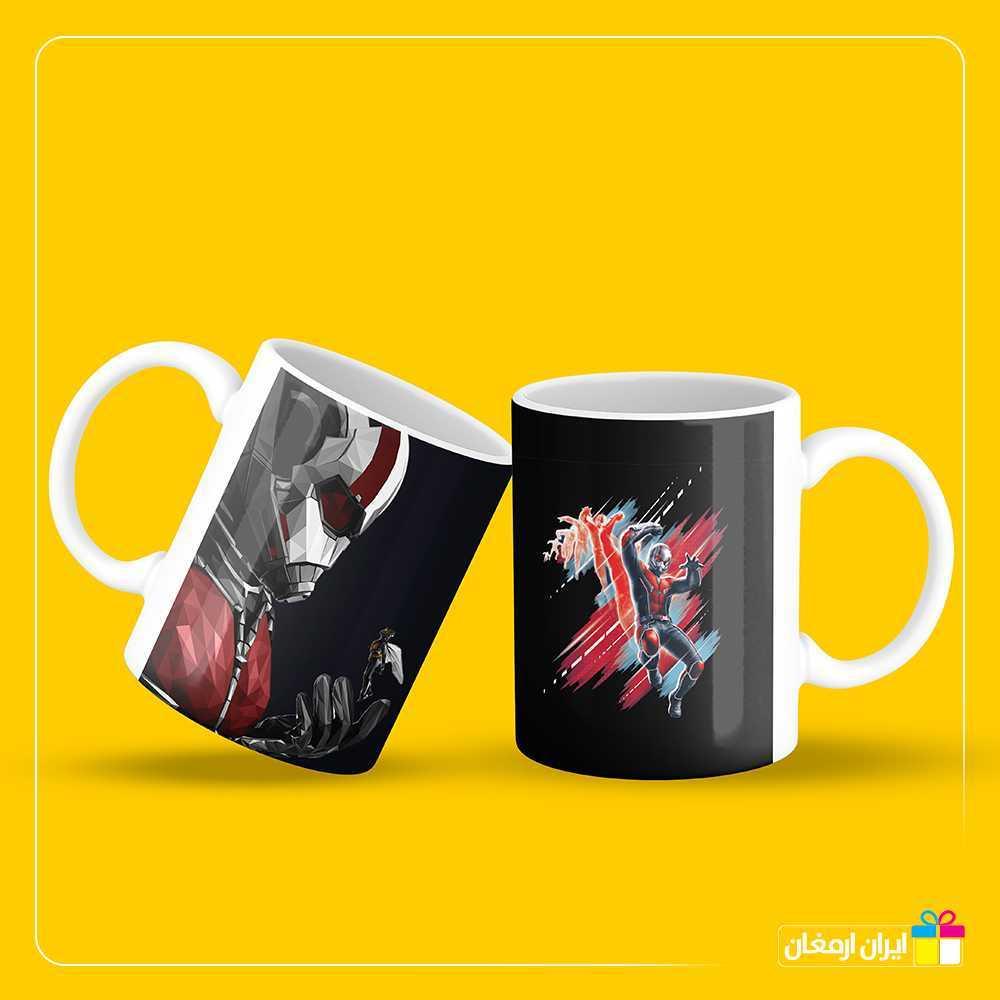 لیوان سرامیکی با طرح مرد مورچه ای