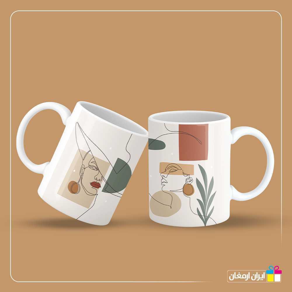 لیوان سرامیکی دختر کلاه دار